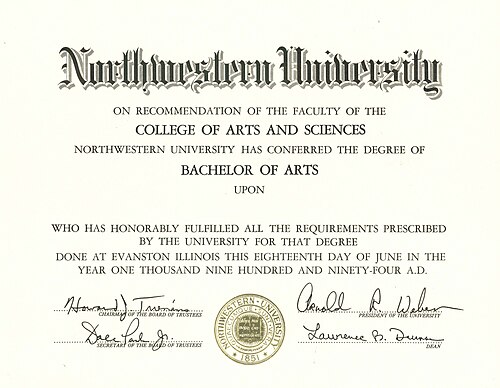 Bachelor of Arts
